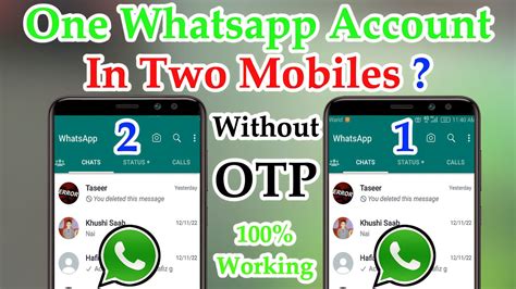 How To Use One Whatsapp Account On Two Devices In 2022 Use 1 Whatsapp