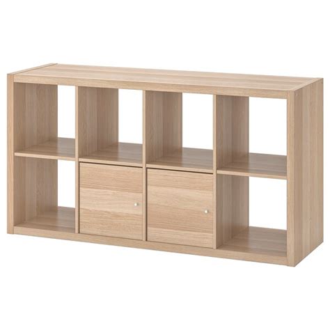 Im ikea sortiment findest du ein breites angebot von bücherregalen. KALLAX Regal mit Türen - Eicheneff wlas - IKEA Österreich