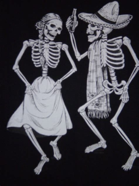 Dancing Skeletons Graphic Tee Imagenes De Calaveras Mexicanas Arte