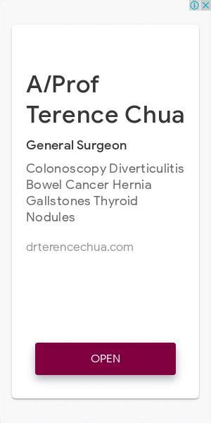 Dr Terence Chua · General Surgeon And Colorectal Surgeon · Brisbane Gold Coast Queensland Ad