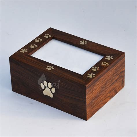 Handmade Rosewood Photo Box Pet Urns For Dogs Ashes Cremation Etsy