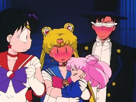 The Moment They Found Out Sailor Mini Moon Was Their Daughter Sailor Moon Sailor Moon Usagi