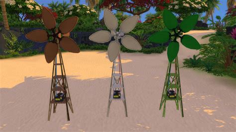 Preview Rustic Wind Turbine Serinion Studio Sims 4 Sims 4 Sims