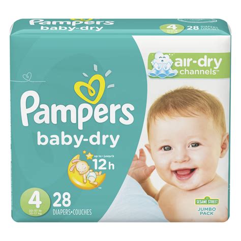 Save On Pampers Baby Dry Size 4 Diapers 22 37 Lbs Order Online Delivery