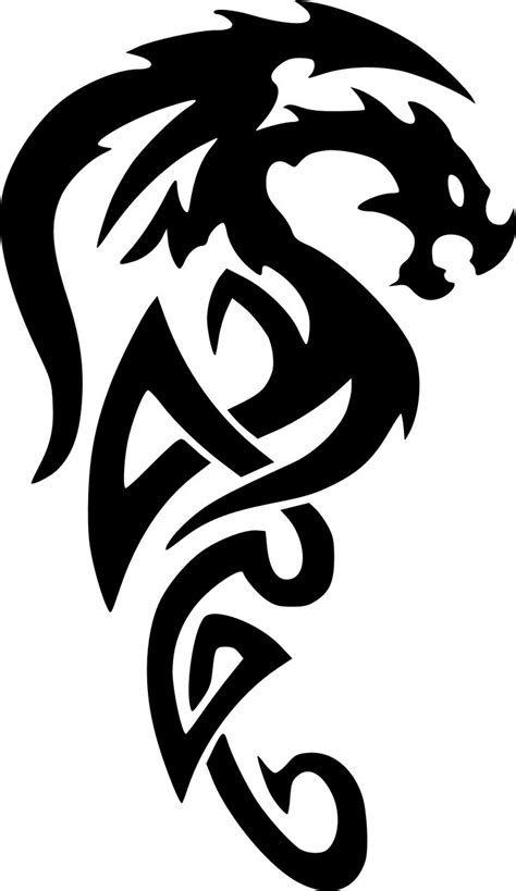 Celtic Dragon Tattoos Tribal Dragon Tattoos Dragon Tattoo Designs