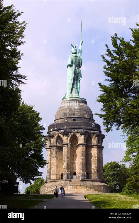 Hermannsdenkmal Monument Sculpture Statue Near Detmold Germany Europe