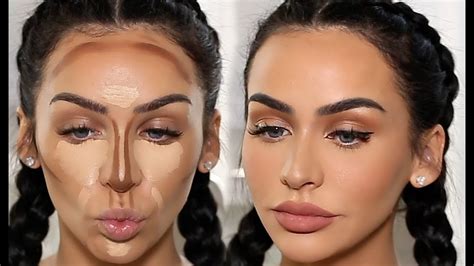how i contour and highlight carli bybel youtube