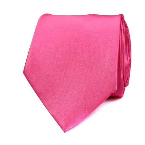 Hot Pink Tie Shop Fuchsia Ties Satin Wedding Ties Mens Neckties