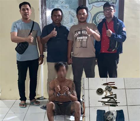 Tak Punya Uang Nekat Bobol Bengkel Pria Pengangguran Di Prabumulih