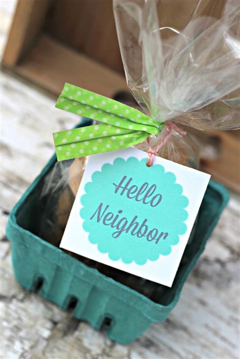 Gift for a moving neighbor. Neighbor Gift Ideas with Printable Tags - Organize and ...