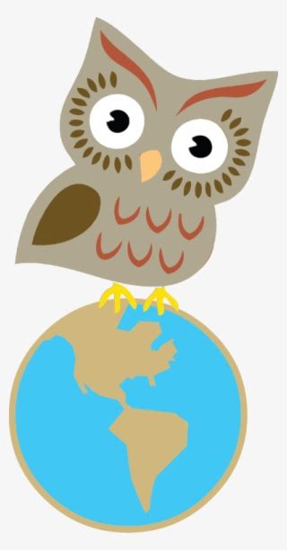 Earth Sciences Maps Workshops Owl Earth Clip Art Png Image