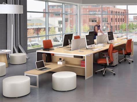 Turnstone Tour Bench Collaborative Office Tables Steelcase Office