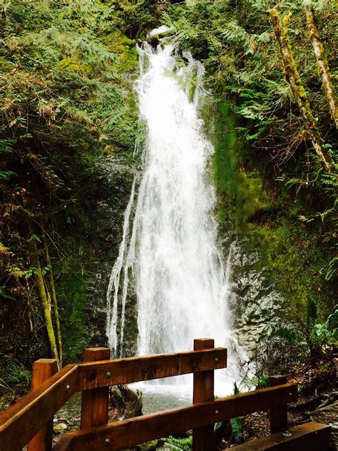 Madison Falls Is Located Within The Olympic National Park Near The