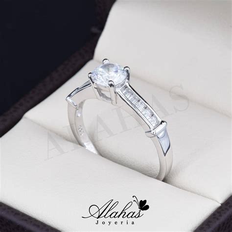 Anillo De Compromiso De Plata 925 Joyería Alahas