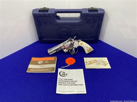 Sold 1985 Colt Python 357 Magnum 4 Absolutely Breathtaking Bright