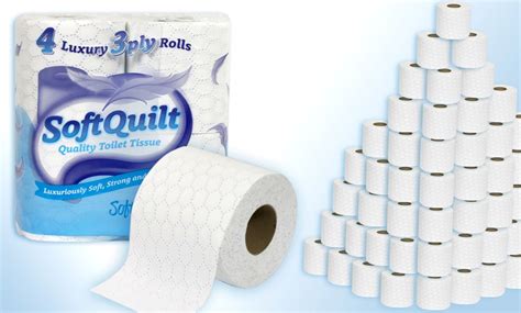 Three Ply Quilted Toilet Paper Groupon Goods