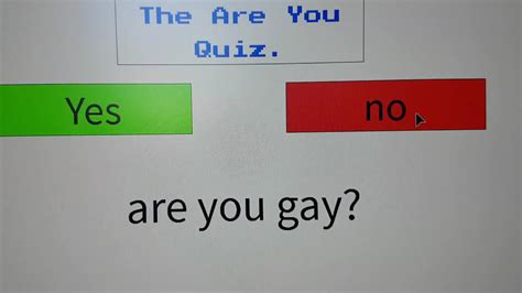 The Are You Quiz Youtube