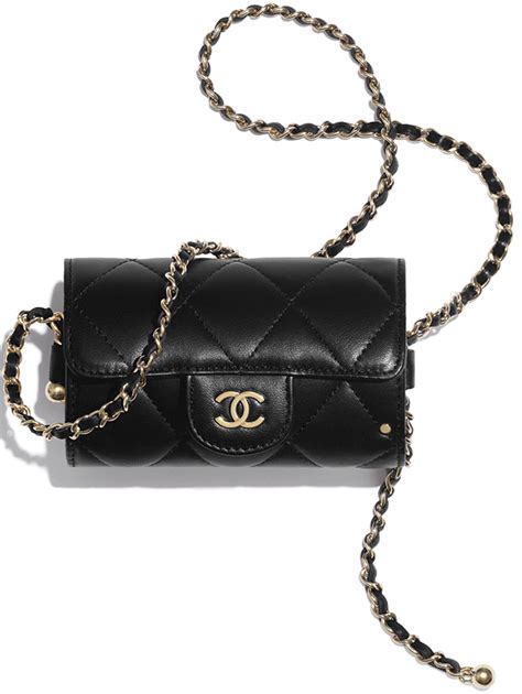 Chanel Jewel Card Holder With Chain Bragmybag