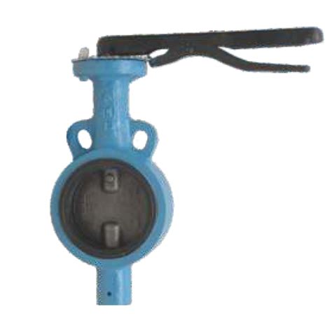 CI028 Cast Iron Butterfly Valve PN 16 SS304 Disc Wafer Type Leader