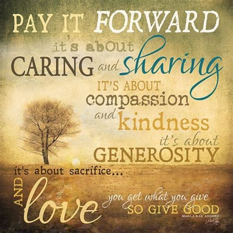 Pay it forward is not an item or an object it is more like an action. Pay It Forward Definition | Meaning of Pay It Forward | If ...