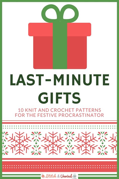 Maybe you would like to learn more about one of these? Countdown to Christmas: 10 Last-Minute Gifts - Stitch and ...
