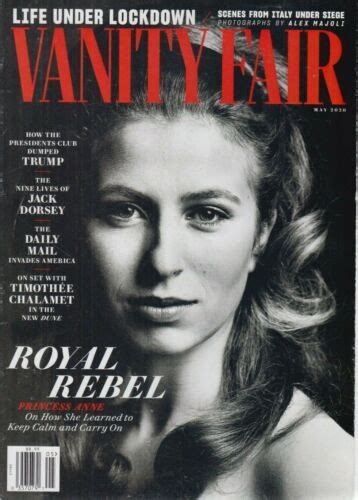 Vanity Fair May Royal Rebel Princess Anne EBay