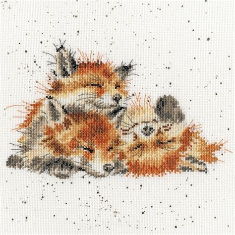 Bothy Threads Moongazer By Hannah Dale Wrendale Tiger Counted Etsy