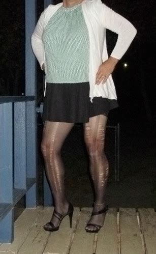 Ripped Stockings Blonde Karyn Heels Flickr