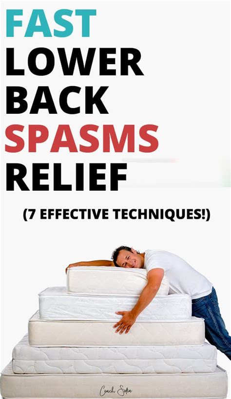 Lower back pain is part of the most common health problems we face today. 7 Ways To Get Fast Relief from Lower Back Pain Spasms
