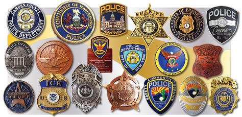 Police Badge Shoulder Patch For Law Enforcement Uniform Sheriffs