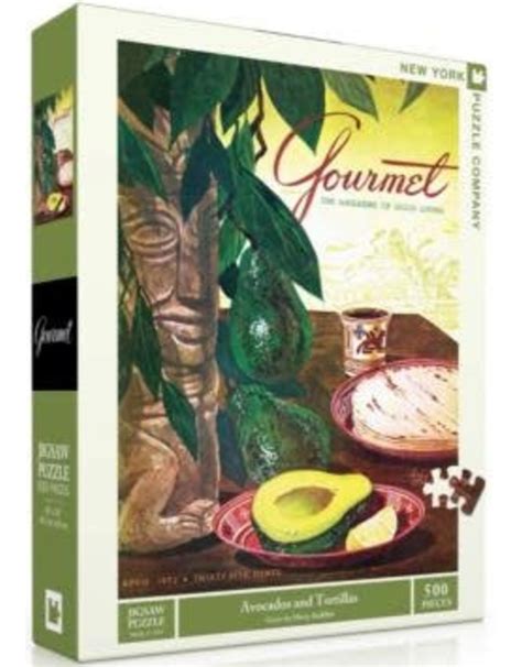 New York Puzzle Company Avocados And Tortillas 500pc Gourmet Jigsaw