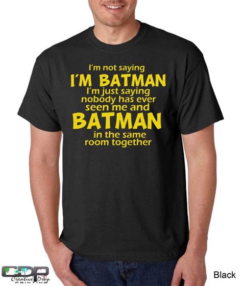 Funny Batman Shirt Mens Tshirts Batman Funny Im Batman
