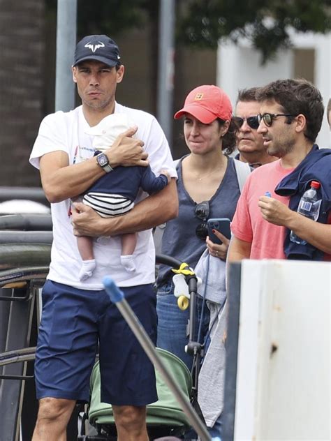 Rafael Nadal Wife Xisca And Baby Rafa Sightseeing On Sydney Harbour