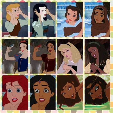 If The Disney Princesses Were Different Ethnicities D