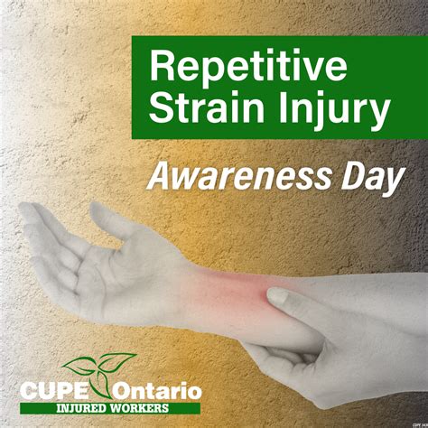 Cupe Ontario Injured Workers Committee Statement On Repetitive Strain