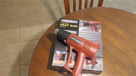 Harbor Freight Chicago Electric Heat Gun Review Youtube