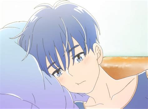 Image of anime aesthetic wallpapers wallpaper cave. Aesthetic Anime Boy With Blue Hair - Anime Wallpaper HD