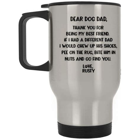 Maybe you would like to learn more about one of these? Dog Dad Travel Mug / Personalized Dog Dad Gift From Dog ...