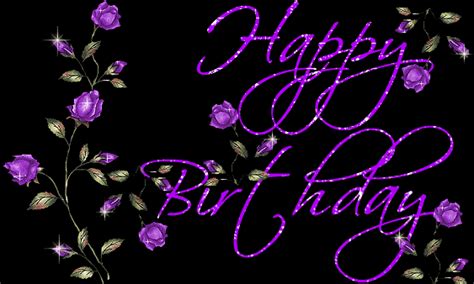 Happy Birthday Purple Bear Birthday Happy Birthday Graphic Bday B Day