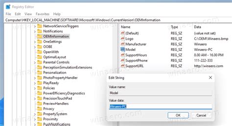 How To Add Oem Info In Windows 11