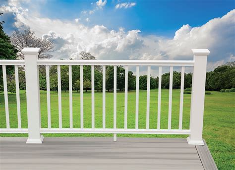 For the look of painted wood, select a composite or vinyl railing system. DuraLife™ Unveils Rockport™ Extruded PVC Railing System