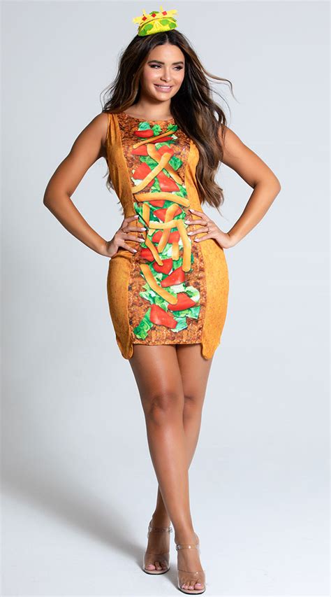 Lets Taco Bout It Costume Fiesta Taco Costume Dress