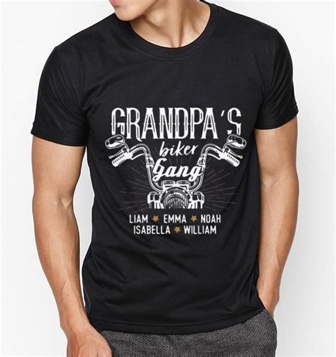 Download Hot Grandpa's Biker Gang Liam Emma Noah Isabella William shirt