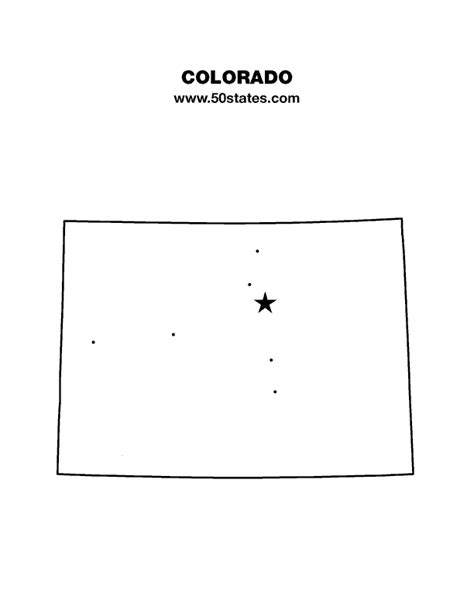 Colorado Map Outline