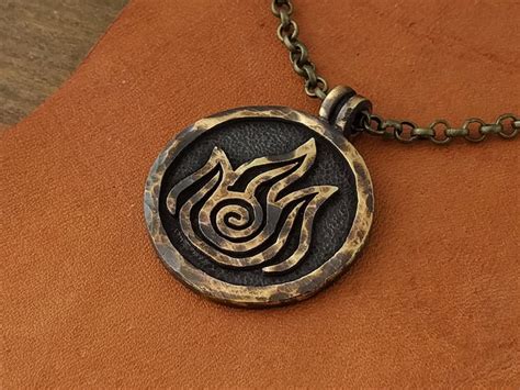 Avatar Last Airbender Fire Nation Necklace Pendant Etsy