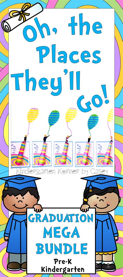 There are many different thoughts about whether or not it is appropriate for preschoolers to participate in a graduation program or ceremony. GRADUATION MEGA BUNDLE Pre-K Kindergarten Oh, the Places ...