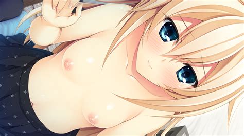 Asami Asami Kurashiki Azusa Pretty X Cation 2 Game Cg 1girl Bare Shoulders Bed Blonde