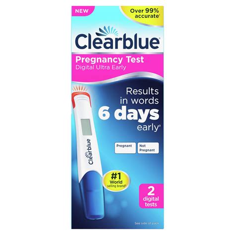 Clearblue Digital Ultra Early Pregnancy Test Walmart Canada