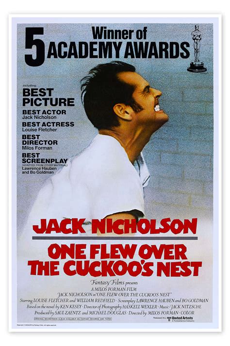 One Flew Over The Cuckoos Nest Jack Nicholson Van Everett Collection