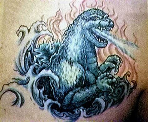 Pin Godzilla Tattoos Picture To Pinterest Pictures Godzilla Tattoo
